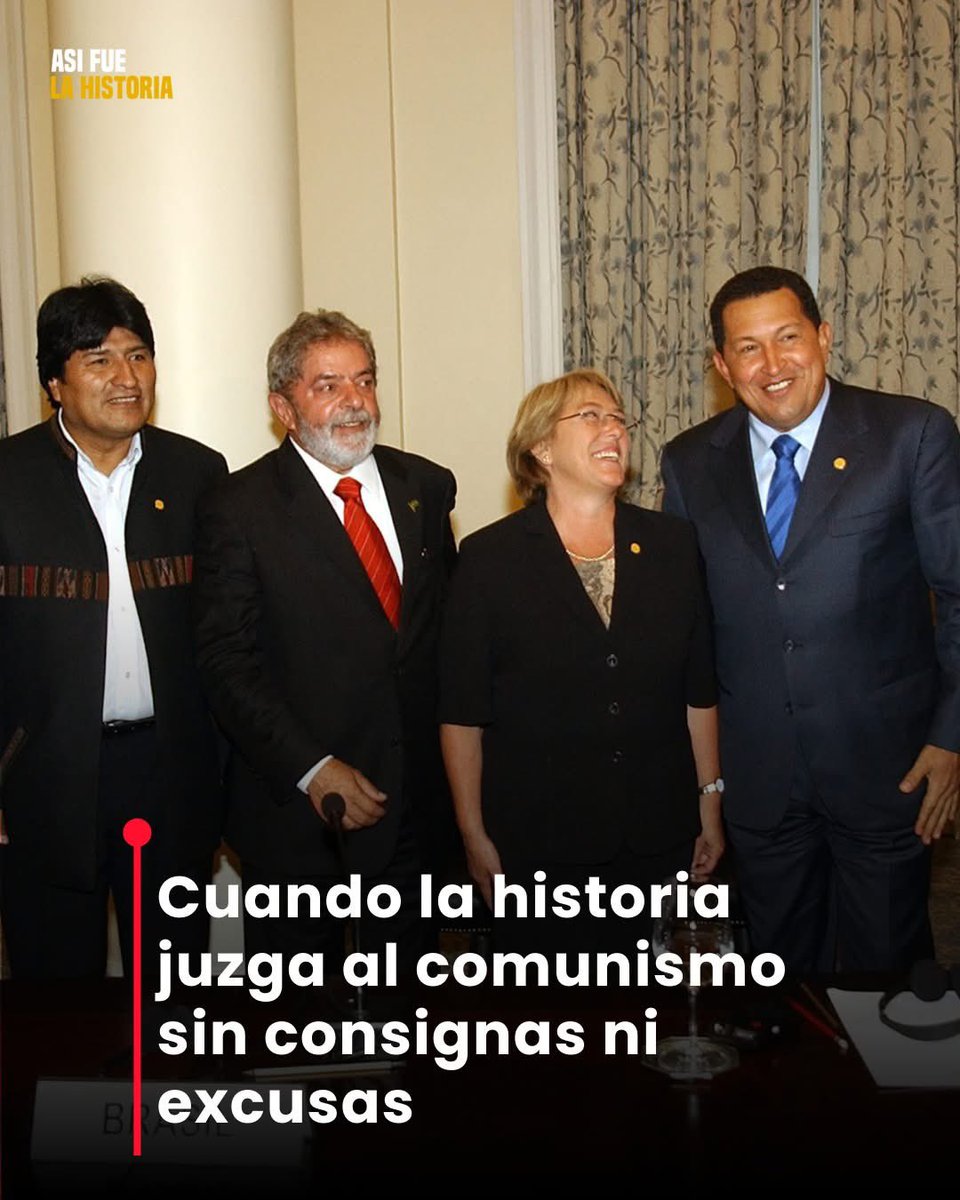 MayraDo57466678's tweet photo. A diferencia de otras ideologías, el comunismo no puede evaluarse solo por lo que prometió, sino por lo que dejó atrás. A lo largo del siglo XX, cada país que lo adoptó repitió un patrón reconocible: concentración del poder, eliminación de libertades y represión sistemática de la disidencia. No fue una desviación del modelo, fue su aplicación práctica. La historia no lo juzga por discursos, sino por resultados.

Los intentos de justificar sus fracasos apelando a bloqueos, enemigos externos o malas interpretaciones ignoran una realidad constante: cuando el comunismo se impuso, necesitó censura, muros, policías secretas y campos de prisioneros para sostenerse. Allí donde la gente pudo elegir libremente, huyó. Allí donde no pudo, fue obligada a callar. Esa es la evidencia que ningún manifiesto logra borrar.

Hoy, cuando nuevas generaciones escuchan versiones edulcoradas de viejas ideas, la historia cumple una función incómoda pero necesaria: recordar. No para alimentar odios, sino para evitar repeticiones. El comunismo no fracasó por falta de tiempo ni de oportunidades. Fracasó porque puso a la ideología por encima del ser humano. Y eso, una y otra vez, terminó en tragedia.
✍️Así fue la historia.