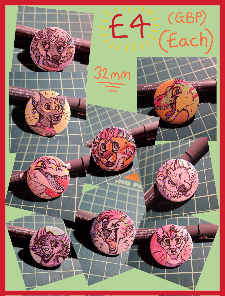 ThatTigerDragon's tweet image. I'm officially OPEN for traditional holographic pin badge c0mms for Scotiacon pickup 🎉

They come in small or large, pickup can also be arranged for Notts/MancFurs &amp;amp; CFz (just ask 🥰)

DM for a slot! 👀

RTs appreciated &amp;lt;3

#Scotiacon