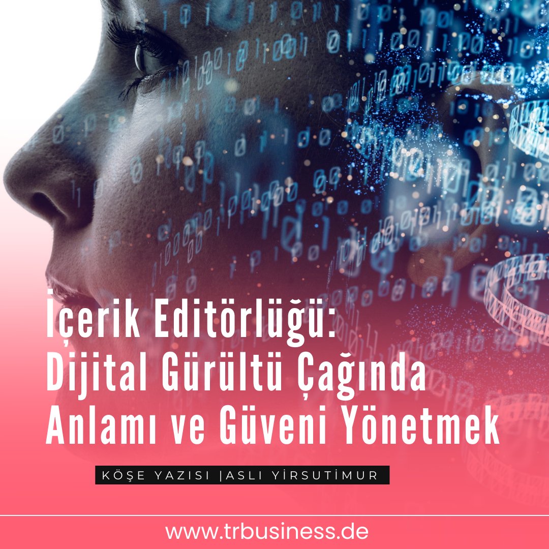 📢 Dijital Gürültüde Kaybolmayın!

Her yer içerik dolu ama hangisi güven veriyor?

Aslı Yirsutimur'un stratejik editörlük üzerine yazdığı makaleyi okumak için 👇

🔗 trbusiness.de/icerik-editorl…

#İçerik #content #içerikpazarlaması