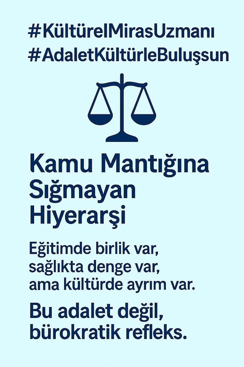 #KulturelMirasUzmani #KulturelMirasUzmaninaAdalet