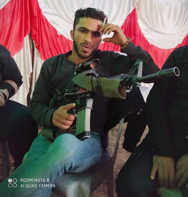 HeidiBachram's tweet image. This vile person came from Gaza to the UK on a small boat, poses with weapons and posts violence against Jews. He’s jailed for 9 months and then put in a hostel and allowed to apply for asylum. 

This is NOT someone I want to have refuge in my country.