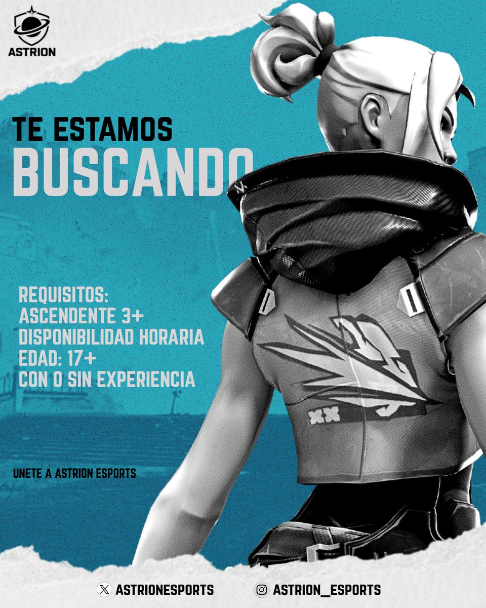 Te estamos buscando 👀
Si estás interesado contáctanos por nuestro discord oficial: discord.gg/u9aaTdhgh
O por nuestro capitan Sinon 👑
Su discord es: Blxzeefps
Un gusto tenerte en nuestras filas 🫡