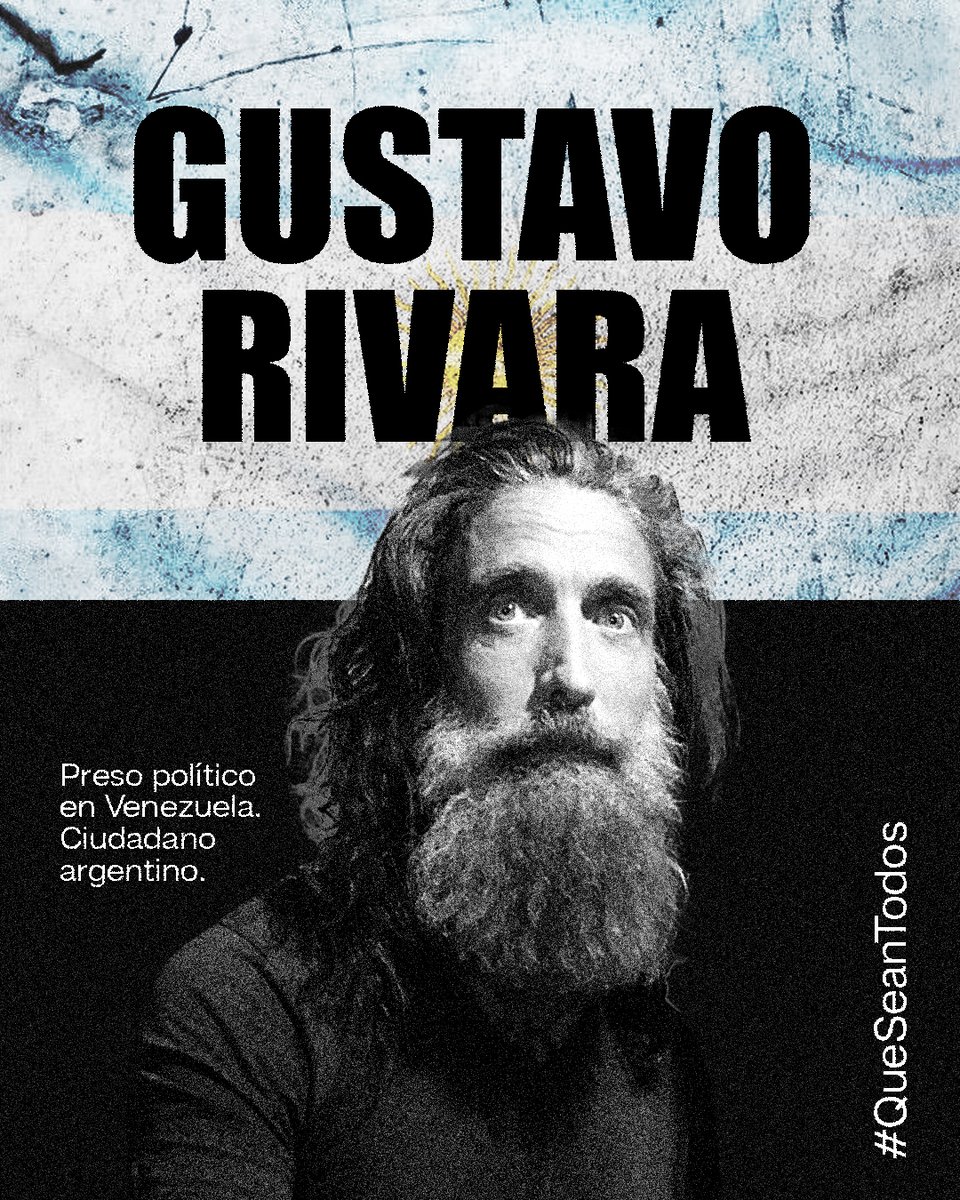 EliTrotta's tweet image. Gustavo Rivara es el quinto argentino que fue secuestrado por la dictadura chavista. Como más de mil inocentes, permanece en cautiverio en Venezuela. Está encerrado en El Helicoide, el mayor centro de torturas de Latinoamérica. Gustavo y TODOS los presos políticos deben ser…