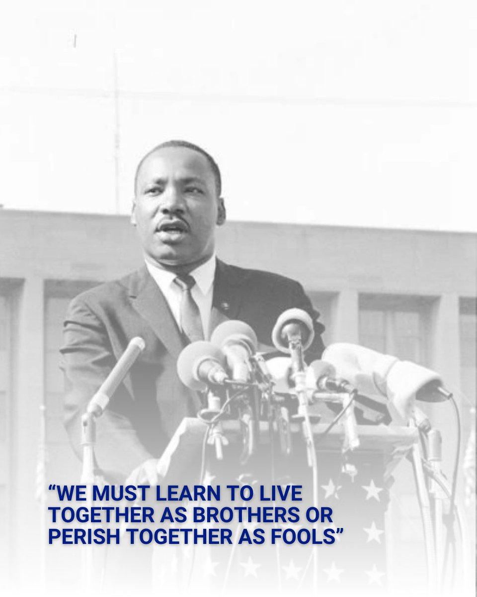 BroanNuTone's tweet photo. Remembering Dr. Martin Luther King Jr. and his unwavering commitment to equality, service, and love. https://t.co/BIPCez8QZk