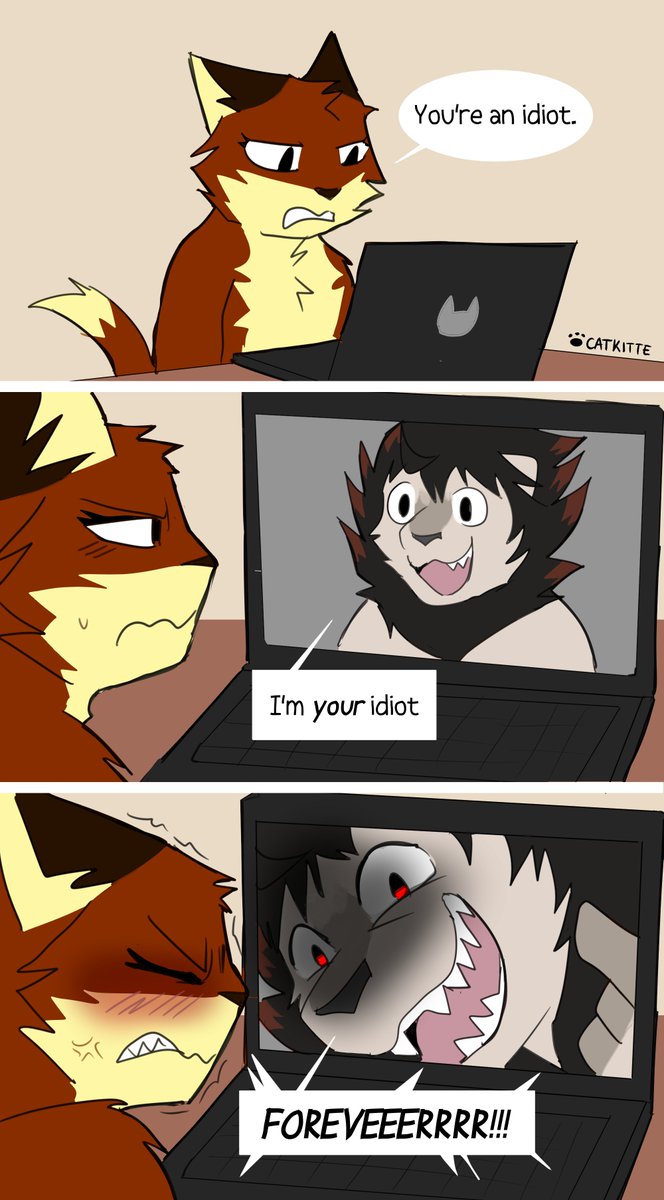 I practically have 0 chance with this gay lion but he would not stop teasing me so I'm just stuck with him I guess =_=