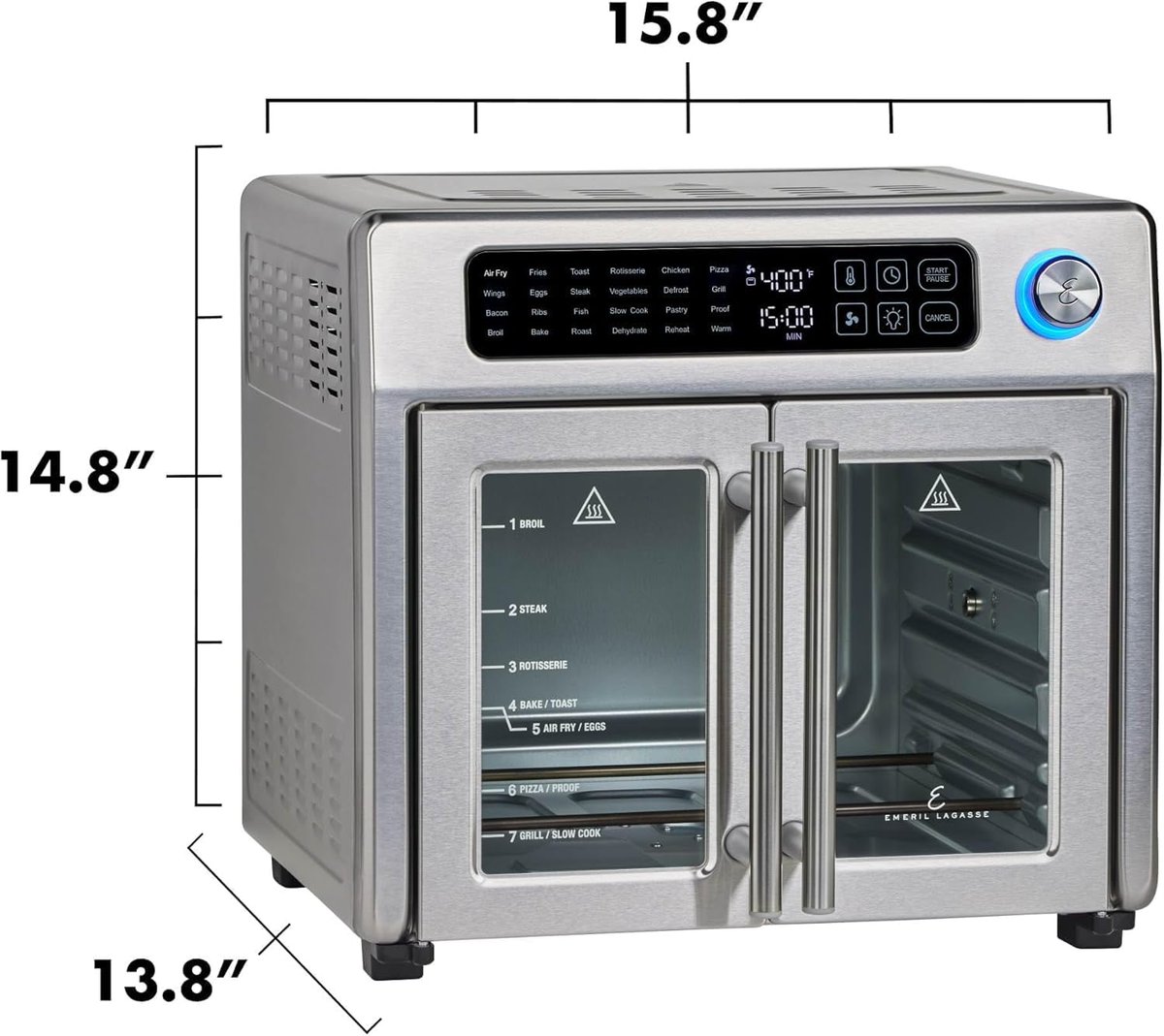 Newlive12345's tweet image. Upgrade your kitchen with the Emeril Lagasse 26QT French Door Air Fryer Oven 24 cooking functions, digital controls, 7 accessories &amp;amp; sleek stainless steel design. Big enough for family meals and fast healthy cooking.
👉 amzn.to/4bqmIgj
#AirFryer #KitchenGadgets #HomeApp