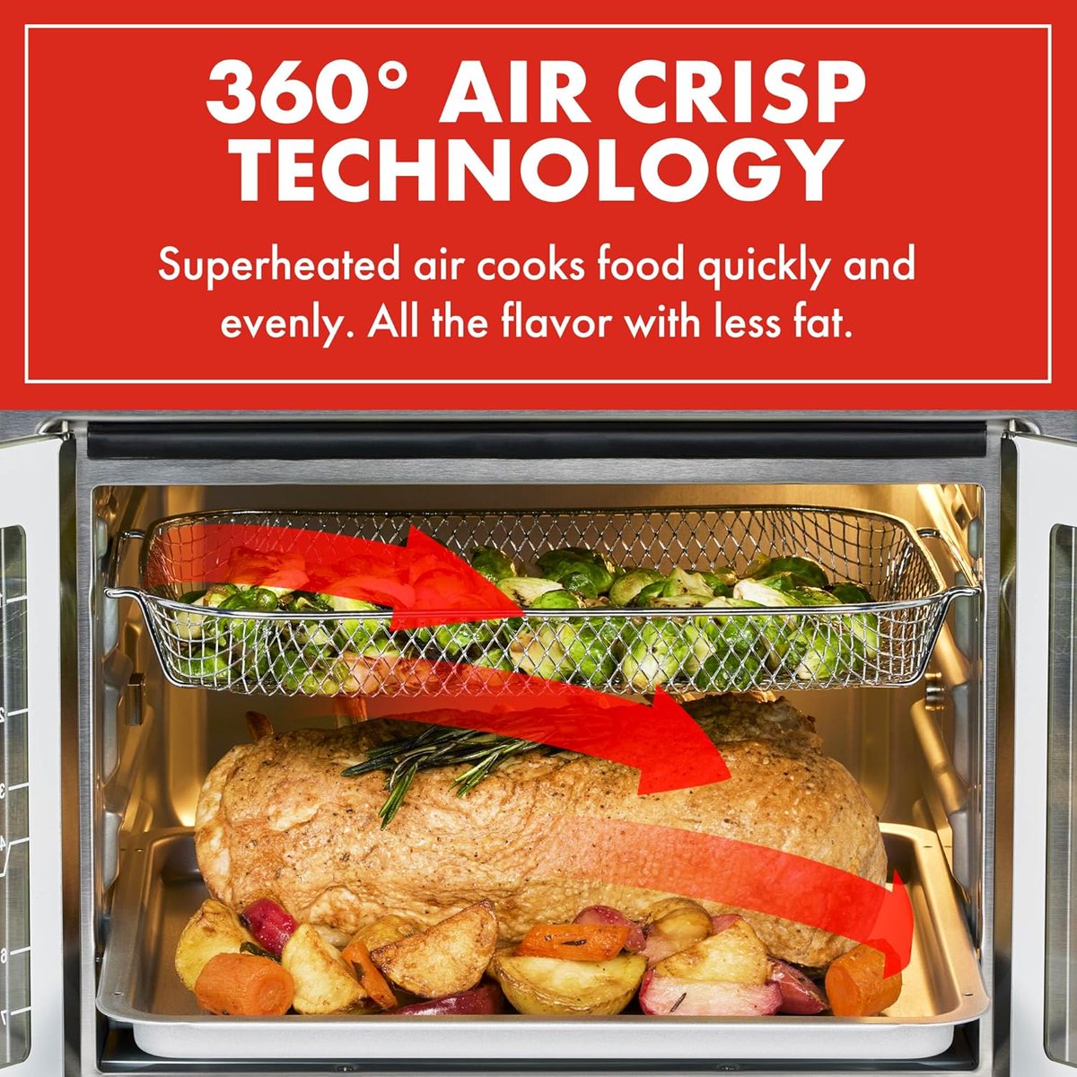 Newlive12345's tweet image. Upgrade your kitchen with the Emeril Lagasse 26QT French Door Air Fryer Oven 24 cooking functions, digital controls, 7 accessories &amp;amp; sleek stainless steel design. Big enough for family meals and fast healthy cooking.
👉 amzn.to/4bqmIgj
#AirFryer #KitchenGadgets #HomeApp