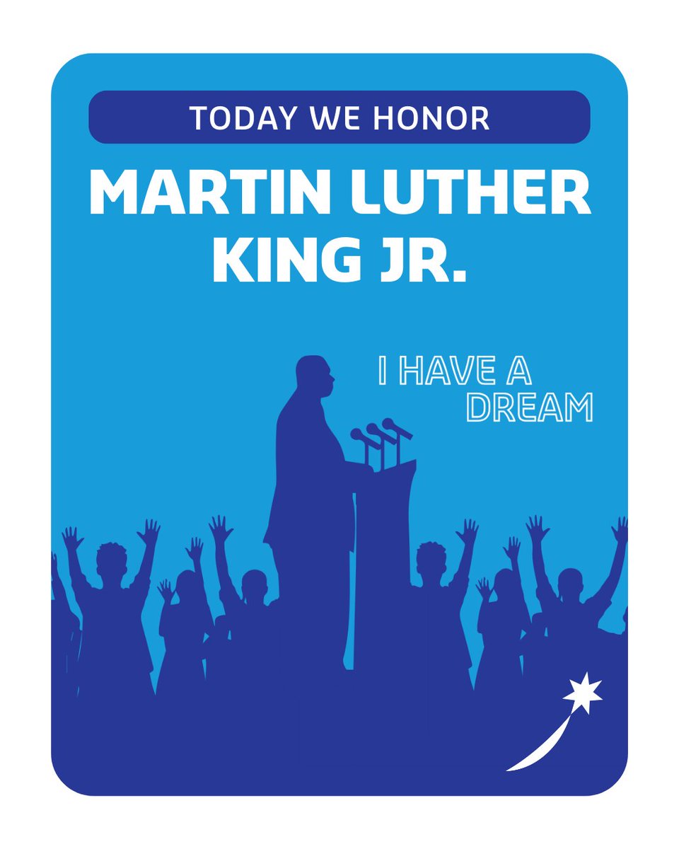 We honor Dr. Martin Luther King Jr., a visionary leader who showed us the power of community, courage, &amp; compassion. His commitment to equality &amp; justice reminds us to belong to something bigger than ourselves, act with purpose, &amp; thrive by lifting others along the way. #MLKDay