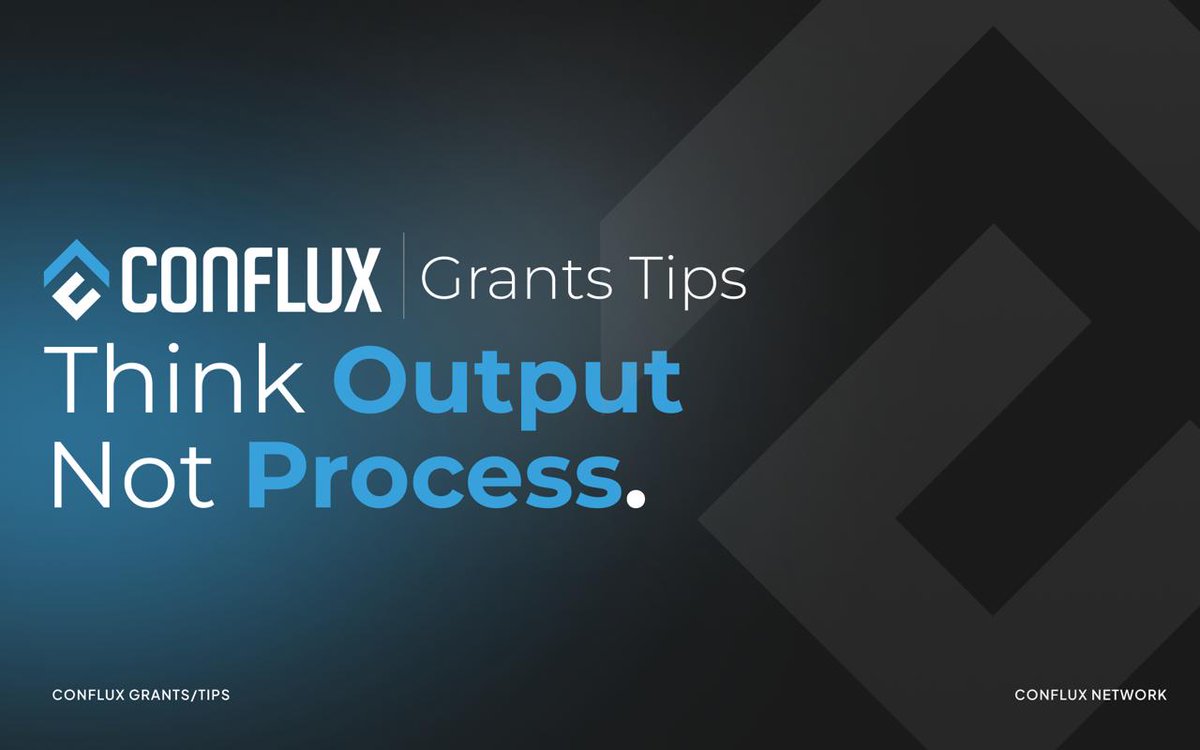 💡 Grant Tip: Ambiguity is the enemy of approval.

When defining your milestones, think Output, not Process.

❌ "Work on frontend development."
✅ "Deploy Beta UI with wallet connection and swap functionality."

We fund results. Be specific.