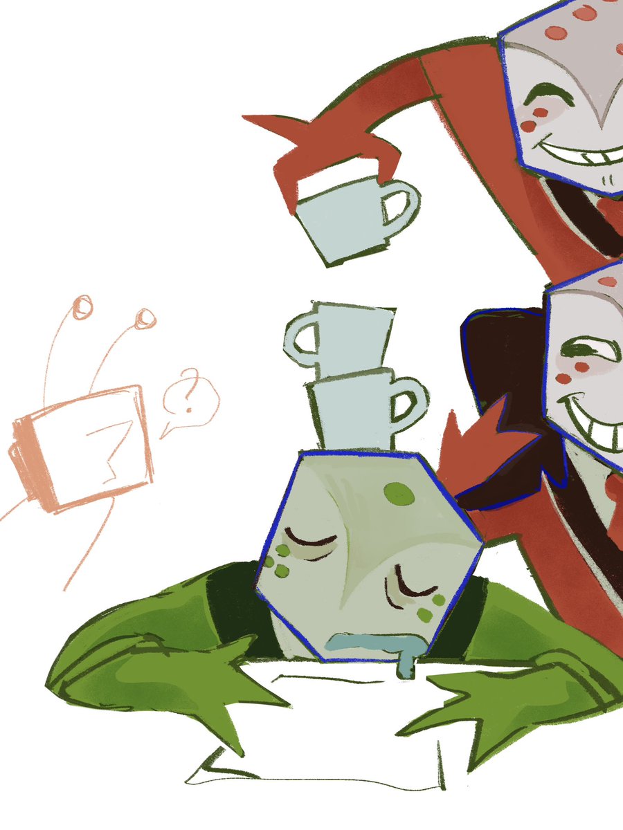 pomidore_228's tweet image. Sleep well battat… #deltarune