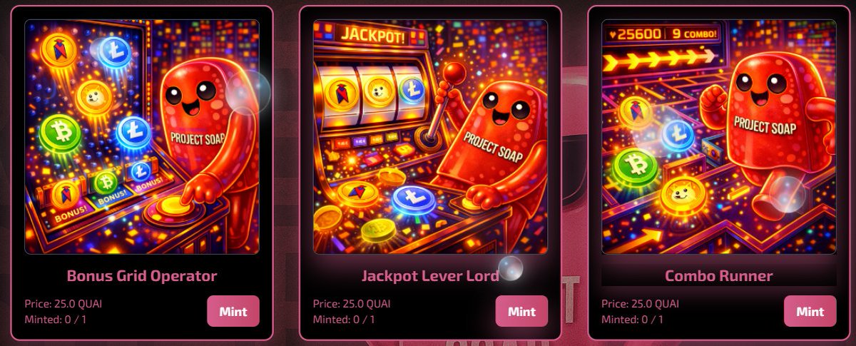 Grab the SOAPY NFTs before it's gone !!!!