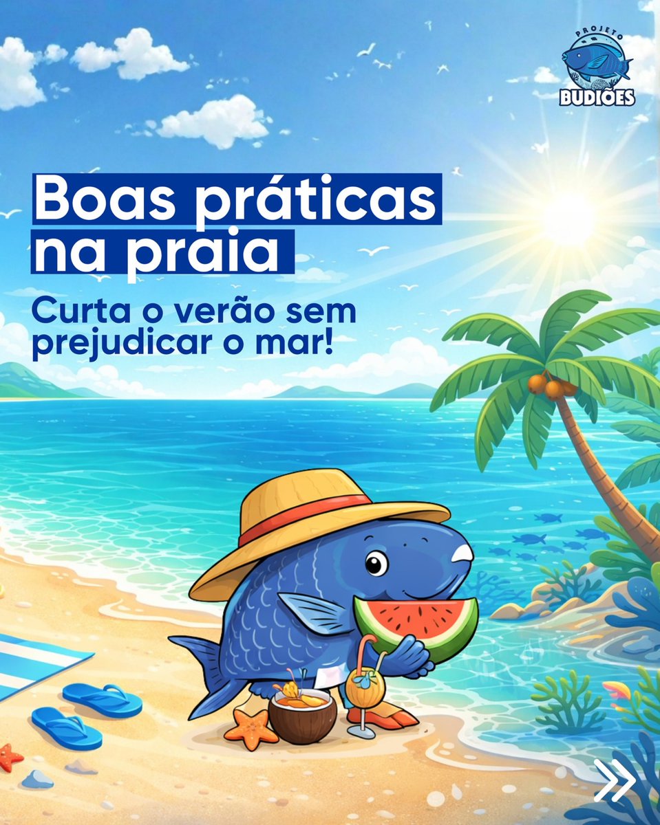 PBudioes's tweet photo. Boas práticas no mar!
Cuidar do oceano também faz parte do passeio.
Seja no mergulho, no passeio de barco ou na praia, pequenas atitudes fazem toda a diferença para a vida marinha.

O Projeto Budiões é patrocinado pela @petrobras https://t.co/hjTUwqowoo