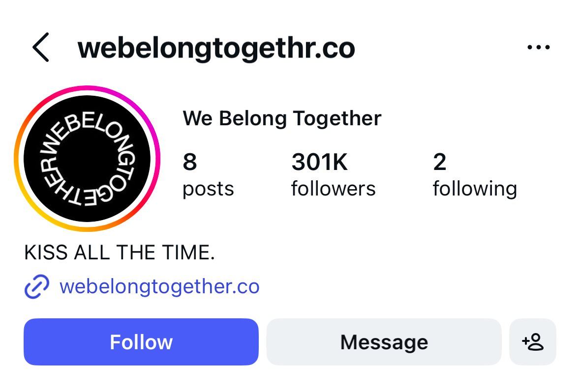 hsdaily's tweet image. ⚠️We Belong Together accounts on
Instagram and X like @webelngtogether are not affiliated with Harry and are not official or authorised accounts. They’ve gained a lot of followers recently based on posts containing false and Al material and they should not be trusted for this…