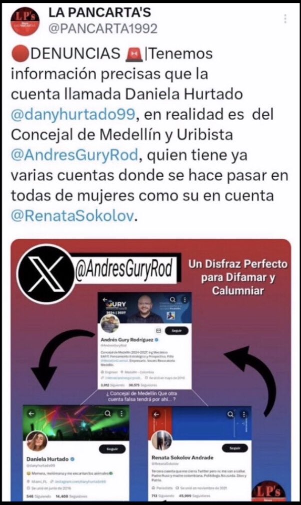 OlgaCastae28432's tweet photo. @AdrianaVeterin La “loca”de la caterva uribista,el Gury Rodríguez,
enfermo desadaptado que
en lugar de perder el tiempo en las redes suplantando mujeres a través de cuentas falsas,debería buscar ayuda psiquiátrica que lo ayude a salir del closet de una vez por todas https://t.co/2Dq8sWD14C