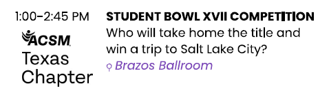 Texas ACSM tweet media