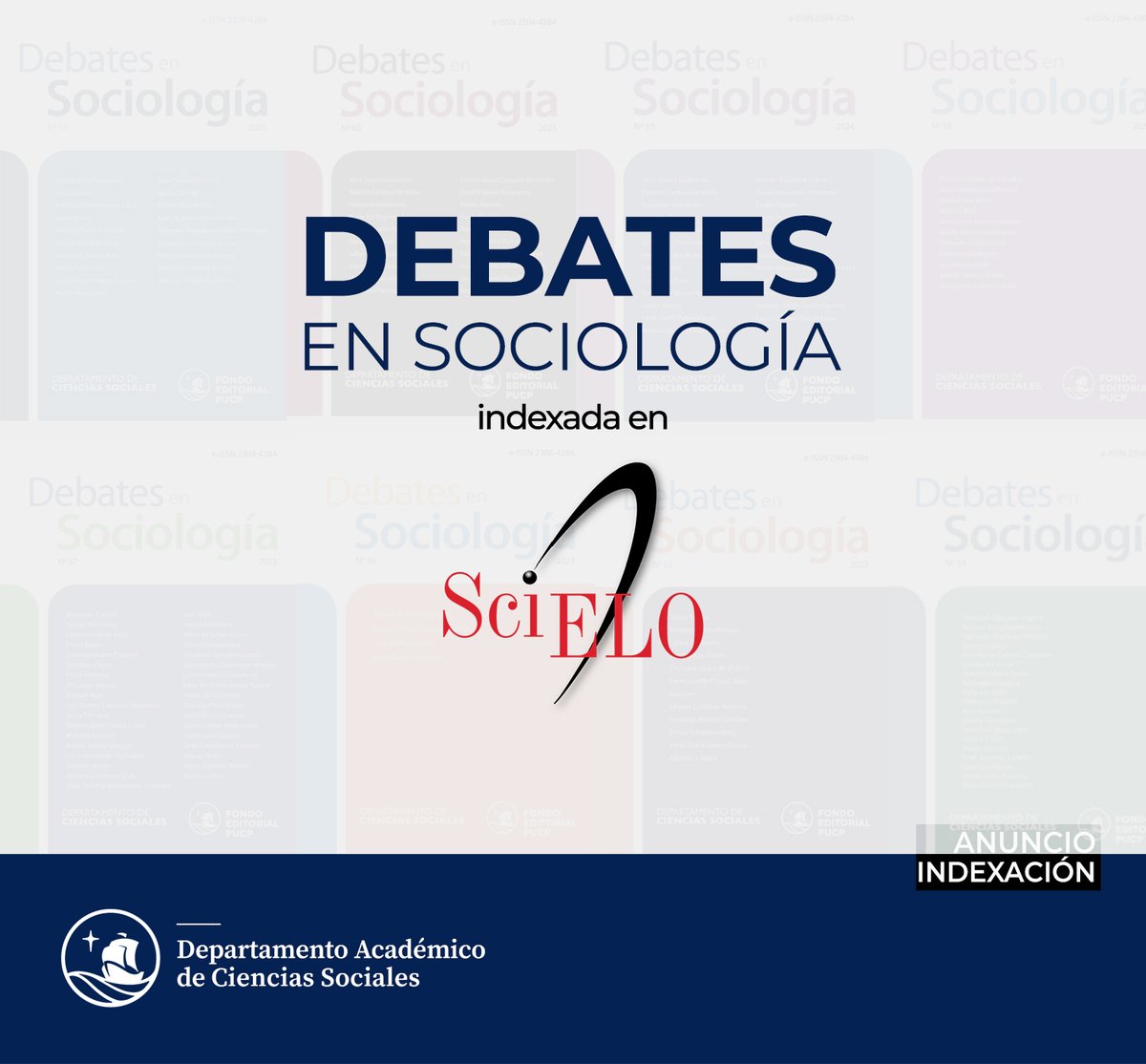 Revista Debates en Sociología - PUCP tweet media