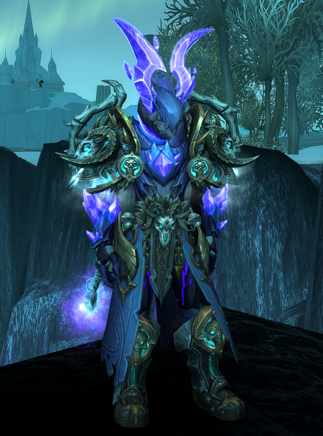 RaiderIO_WoW's tweet photo. FeelSoClose is the winner of our latest Transmog Thursday challenge, Echoes of Azeroth!
We challenged participants to design a tmog around their favorite expansion era.

Look at how incredible this WOTLK-inspired mog turned out! https://t.co/X9XbKGGCGJ