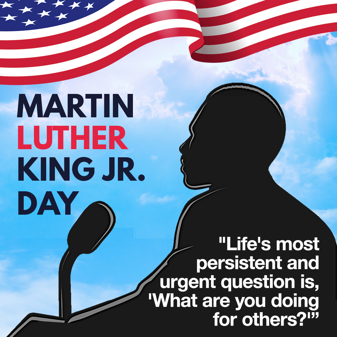 Today, we honor and remember Dr. Martin Luther King Jr. and the impact of his words, leadership, and commitment to serving others.👏

#MLKDay #MartinLutherKingJr #HonorTheLegacy #ServeOthers #Leadership #Community