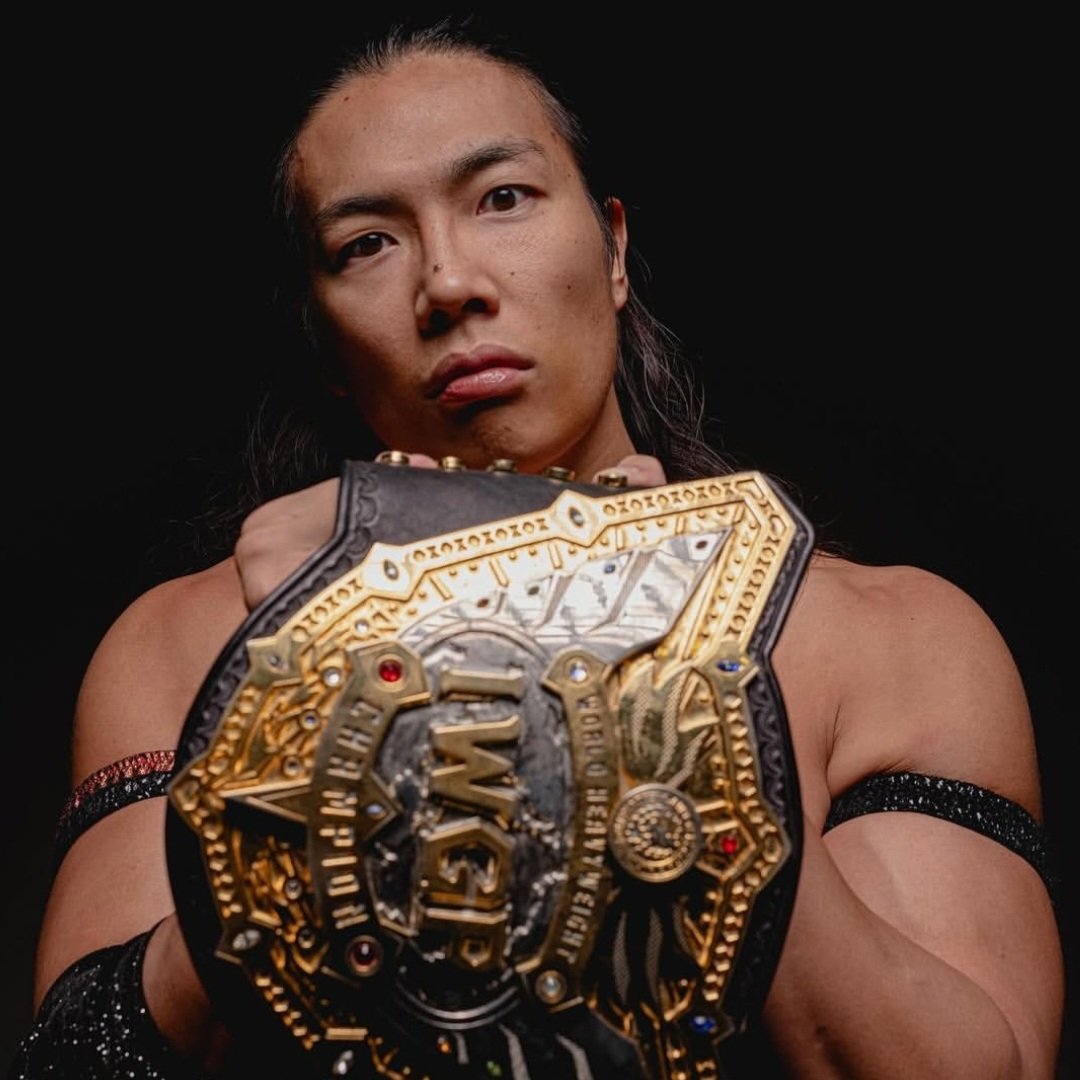 Konosuke Takeshita's 2025...

• AEW International &amp; NEVER Openweight Double Champion
• Defeated Hiroshi Tanahashi in his final US appearance
• G1 Climax 35 Winner
• IWGP World Heavyweight Champion

Nominated for:
Best In-Ring.

THE ALPHA.