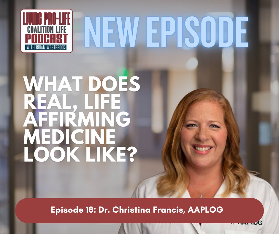 C4Life_STL's tweet photo. This week Dr. Christina Francis joins Brian to discuss what life affirming medicine REALLY looks like. New episode out now!
Listen now!
Youtube: https://t.co/O7F88Lpfxq
Spotify: https://t.co/RFgGlBHuoz
#AAPLOG #ProLife #ProLifeOBGYN #LivingProLife #CoalitionLife https://t.co/55Up1GbF0e