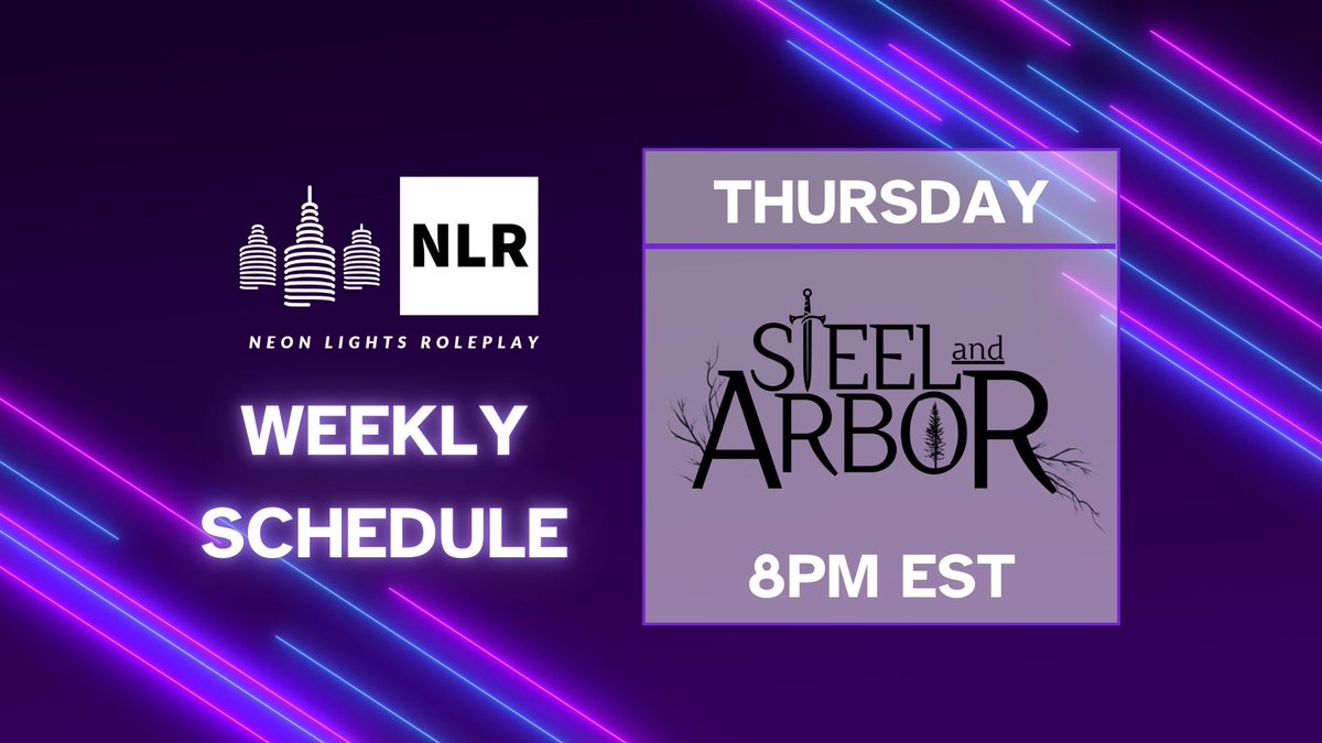 weekly schedule :D more snarbor