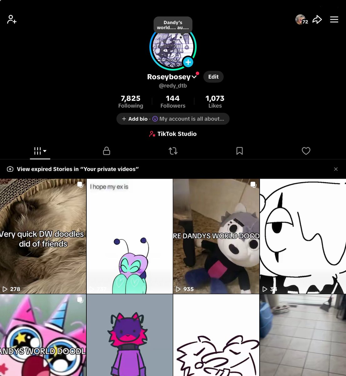 Basically for anyone who wants to see more of my stuff you can find me here👀👀👀