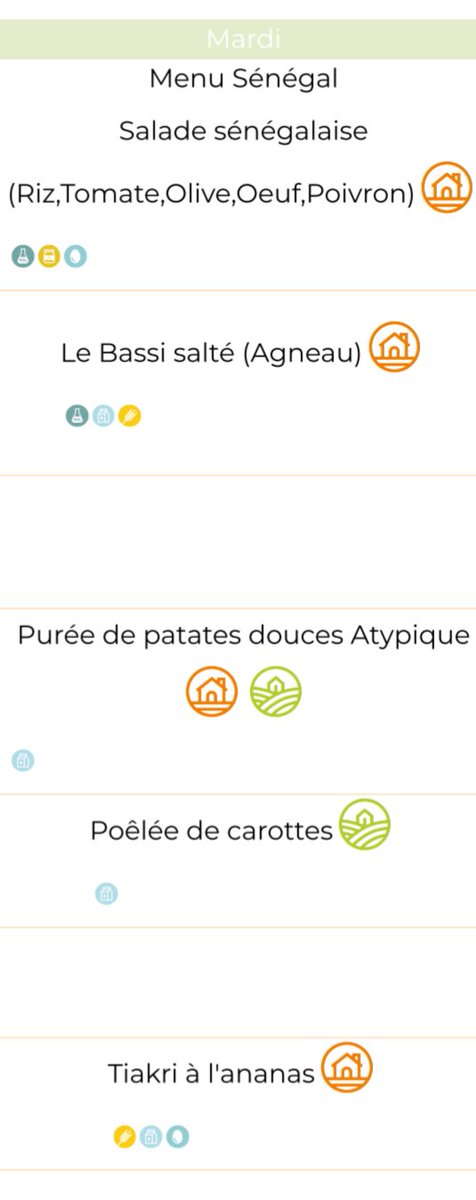 😂
Le Menu de l'école maternelle demain midi, ils suivent le #Football ⚽ !
#Sénégal 🇸🇳