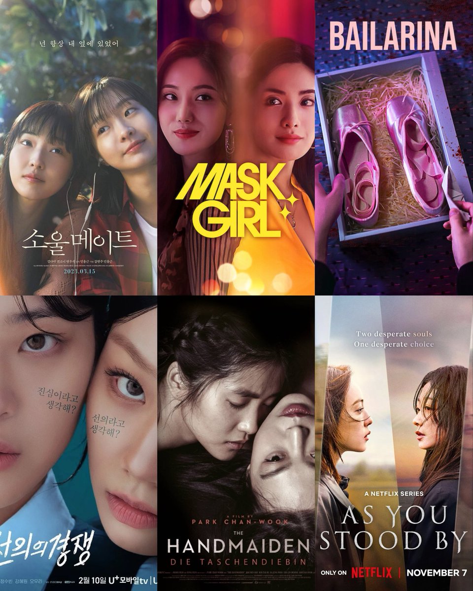 Farahacreations's tweet image. must-watch wlw korean dramas/movies :