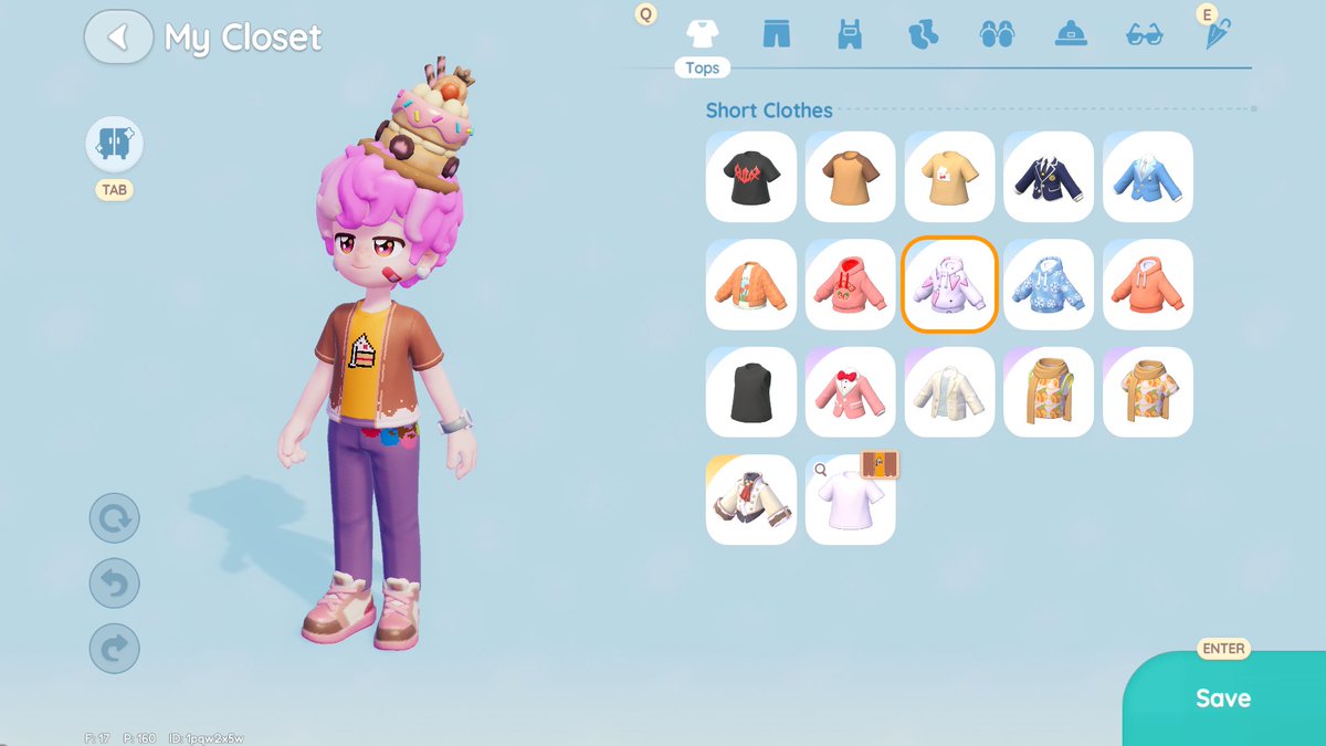 Remade cakie's clothes