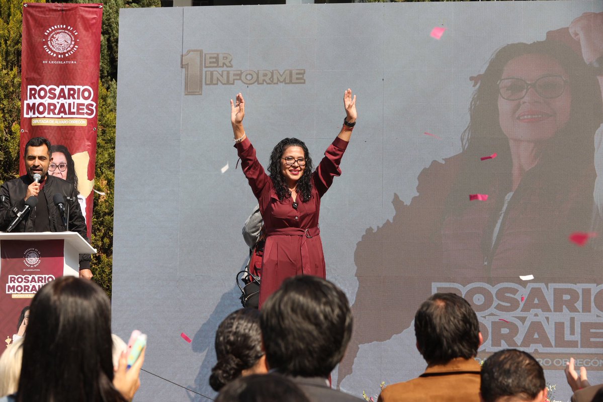 Asistí al Primer Informe de Actividades Legislativas de la Diputada <a href="/RosarioMorales_/">Rosario Morales</a>. ¡Enhorabuena por este importante ejercicio de rendición de cuentas y los resultados presentados! 🙌🏻