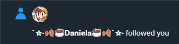 Eh!? Thank you for the follow <a href="/CuteyTCat/">˙ ✩˖🍂☕️Daniela☕️🍂˙ ✩˖</a> ! I'm such a fan and think you are totally groovy! <3