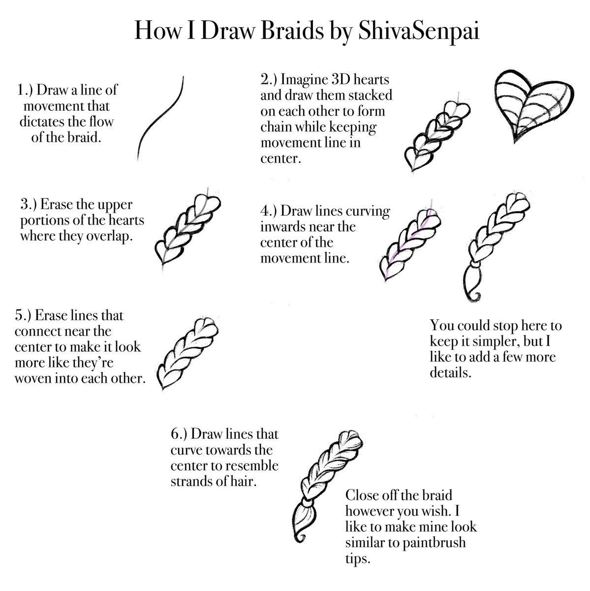 Idk if it's even worth posting here anymore but I made a tutorial on how I draw braids. 

#art #arttips #arttutorial #artguide
