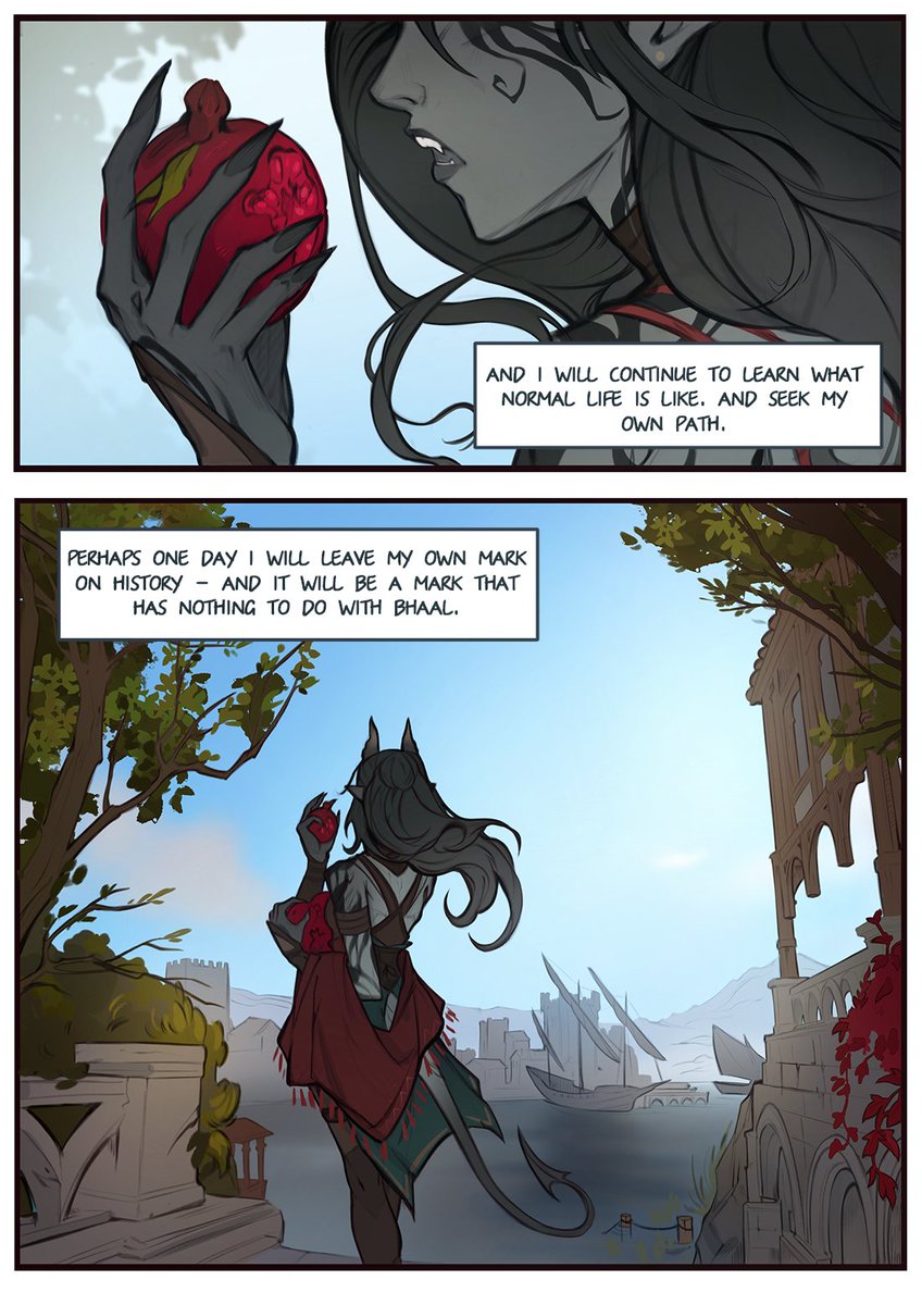 Normal Life — my mini-comic featuring my durge, Avis
This was my first (and difficult) experience of drawing an OC story comic with text, so I would be very grateful for support and feedback! ❤️🫶

#oc