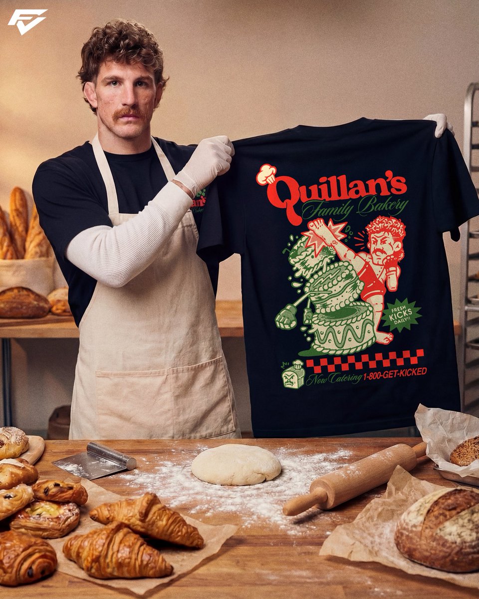 Fresh out the oven. Hot and ready. 

Quillan Salkilld x Full Violence is live now.