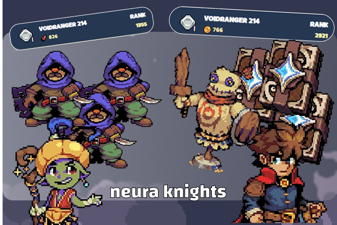 Missed FogoFish? Catch Neura Knights

Don't worry, there's a game on <a href="/Neura_io/">Neura</a>  radar called <a href="/neura_knights/">Neura Knights</a> 

I recommend choosing a knight

 because at the moment they only have equipment for him in their packs

I'm sure there's nothing difficult about it; 

you can easily climb