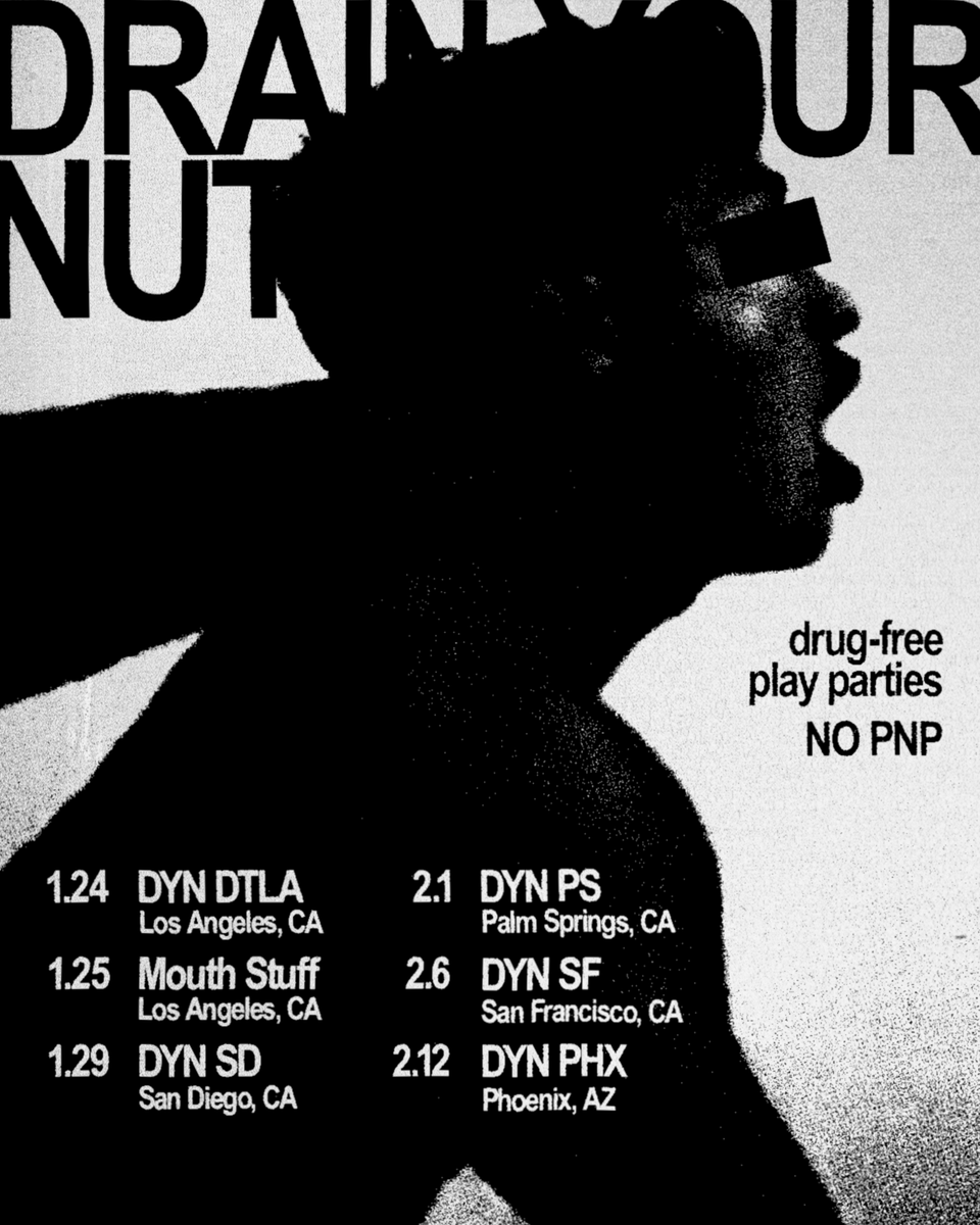 DrainYourNut310's tweet photo. WHO'S CUMMING TO FUCK?? Upcoming groups in LA, San Diego, Palm Springs, San Francisco, and Phoenix! https://t.co/E0q59mVBAk
