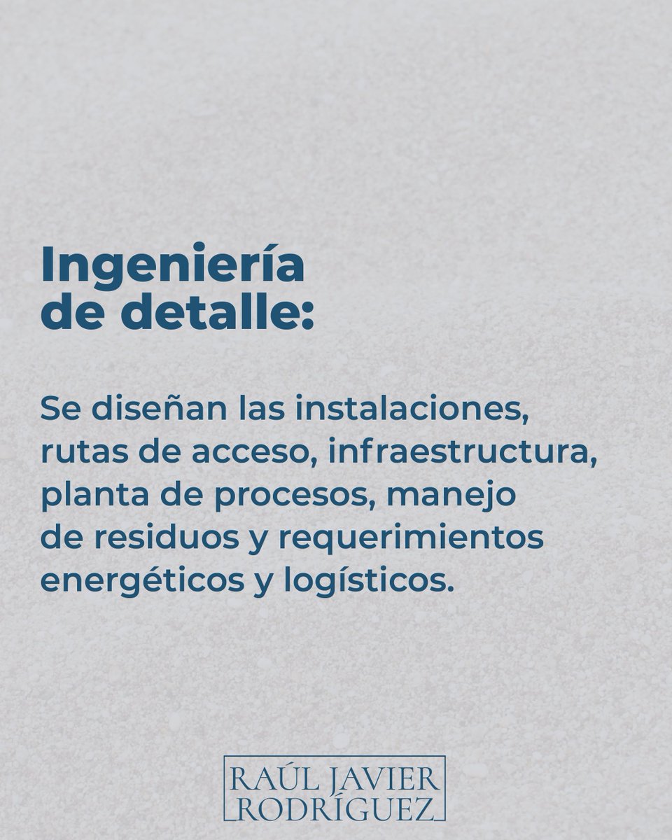 La minería no comienza con la construcción ni con la operación.

Es un proceso largo, técnico y regulado, que avanza por etapas bien definidas: exploración, estudios de prefactibilidad y factibilidad, ingeniería, construcción, operación y cierre.

Cada paso requiere conocimiento