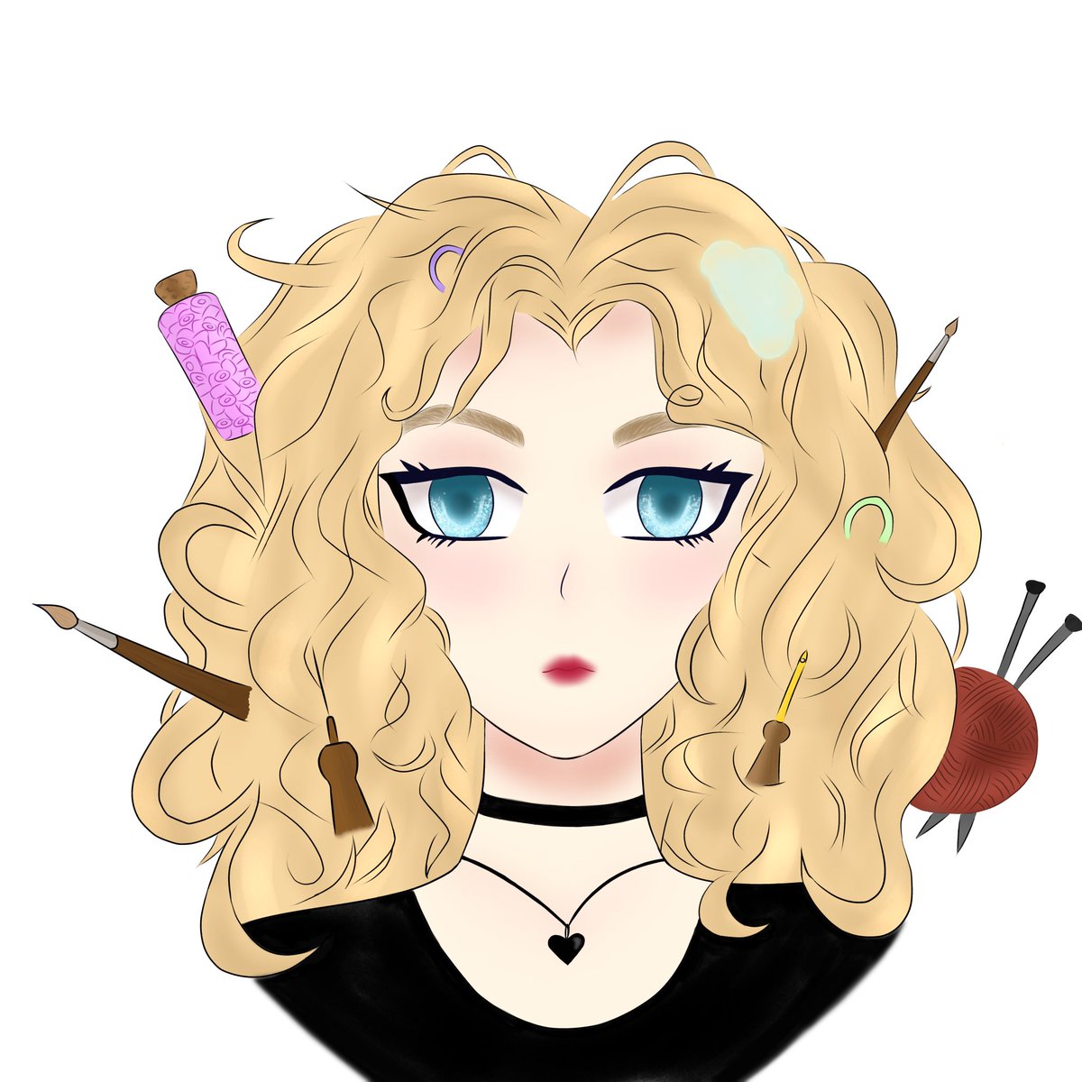 🎨I didn't wait for my PFPs and drew them myself

🧶One of them is ordinary and the other is connected with my hand-made works

🤯I've only been drawing for two weeks

💘Don't lose me and tell me what you think about my new PFP