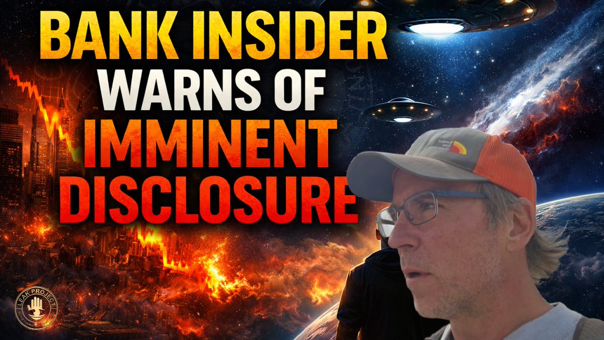 Bank Insider Warns of Market Collapse after imminent Alien Disclosure.  CIA Won't Confirm or Deny Info on 3I/ATLAS, Polymarket Explodes on UFO Betting, Look at the outcome! 
youtube.com/watch?v=XILNH0…
