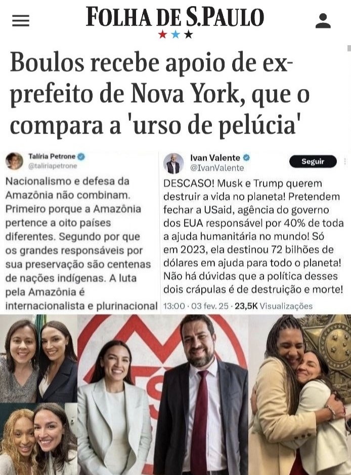 Isso mesmo, ministro Boulos!

Esses agentes do imperialismo precisam se explicar!