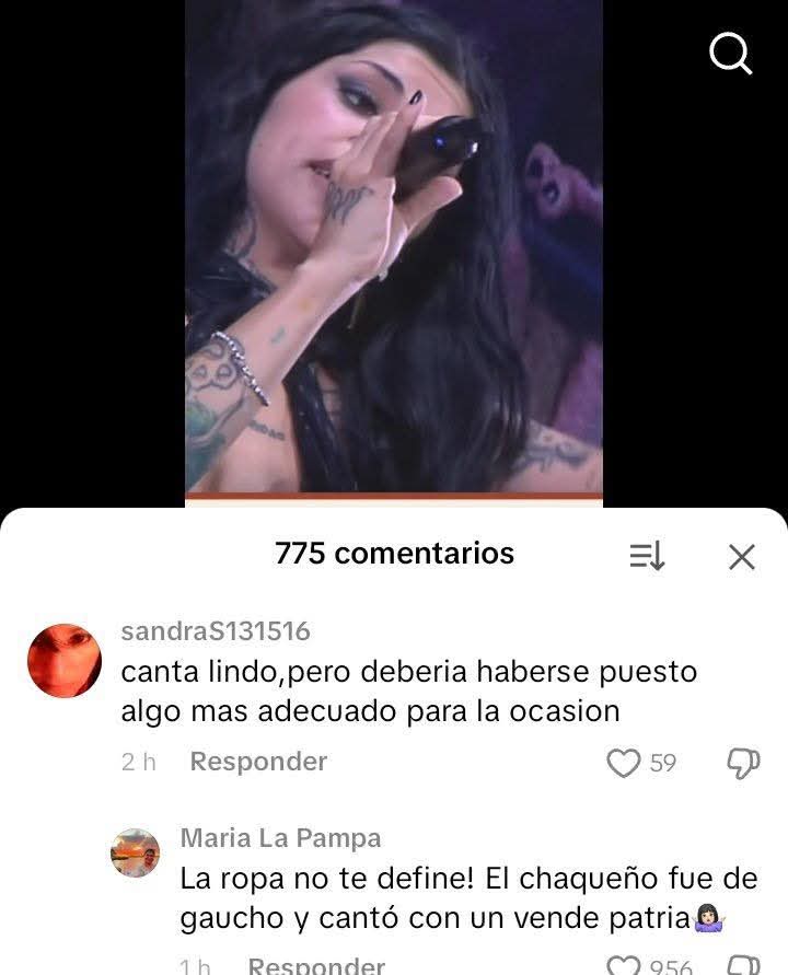 Quiso criticar a <a href="/cazzuoficial/">Cazzu™</a> y terminó dejándole la puerta abierta a una respuesta hermosa. Corta.