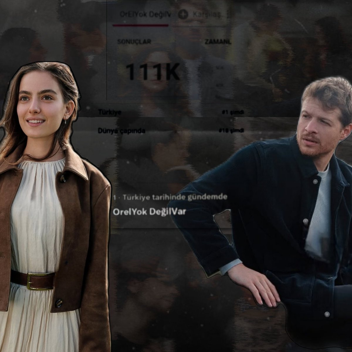 Her şey onlarla bașladı, kimimiz tiktokta editle kimimiz de ekran başında tutulduk onlara. Ava ve Burak öyle güzel içimize işlendi ki çok spontane bir etkinlikle tt listesinin zirvesine oturdular. Onlarsız olmazdı bütün #OrEl fandomun ellerine sağlık. Bizi çok seviyorum🤍