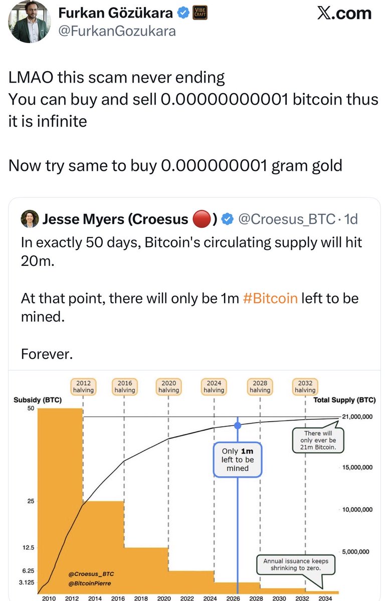 Great original post from @Croesus_BTC which triggered this infinite pizza  guy.