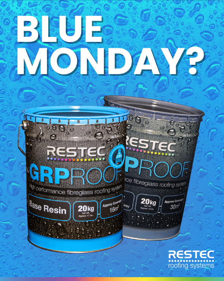 RestecRoofing's tweet image. Blue Monday? We’ll stick with blue that actually does something 💙

Same colour. Very different mood. 

Find your nearest stockist:
restecroofing.co.uk/grproof/

#BlueMonday #GRPROOF #RoofingLife #UKRoofers #Waterproofing #Restec