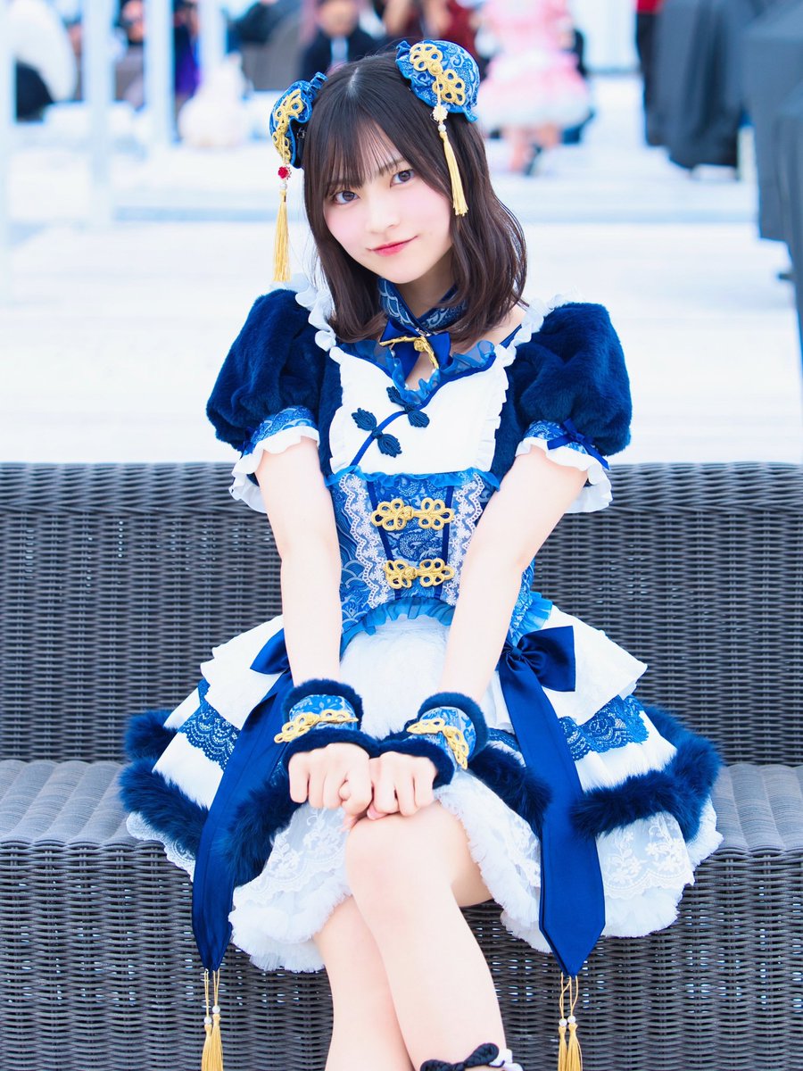 おはよ！！💙 (チャイナチェキ販売中…♡)