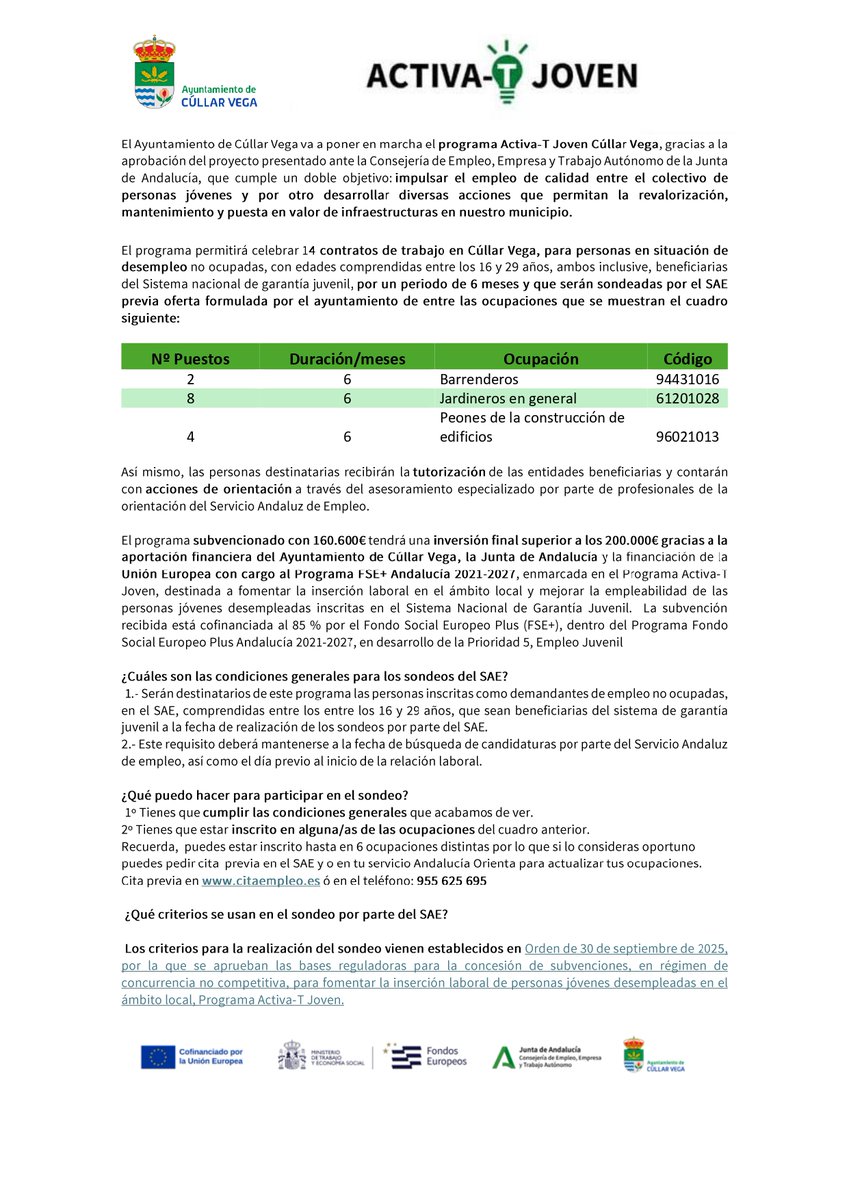 Programa Activa-T Joven Cúllar Vega -  cullarvega.com/programa-activ…