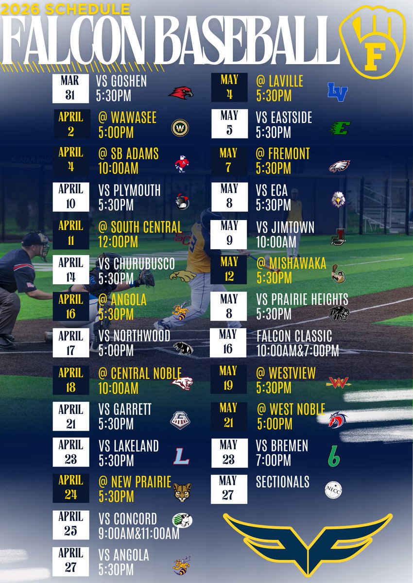 Fairfield Baseball tweet media