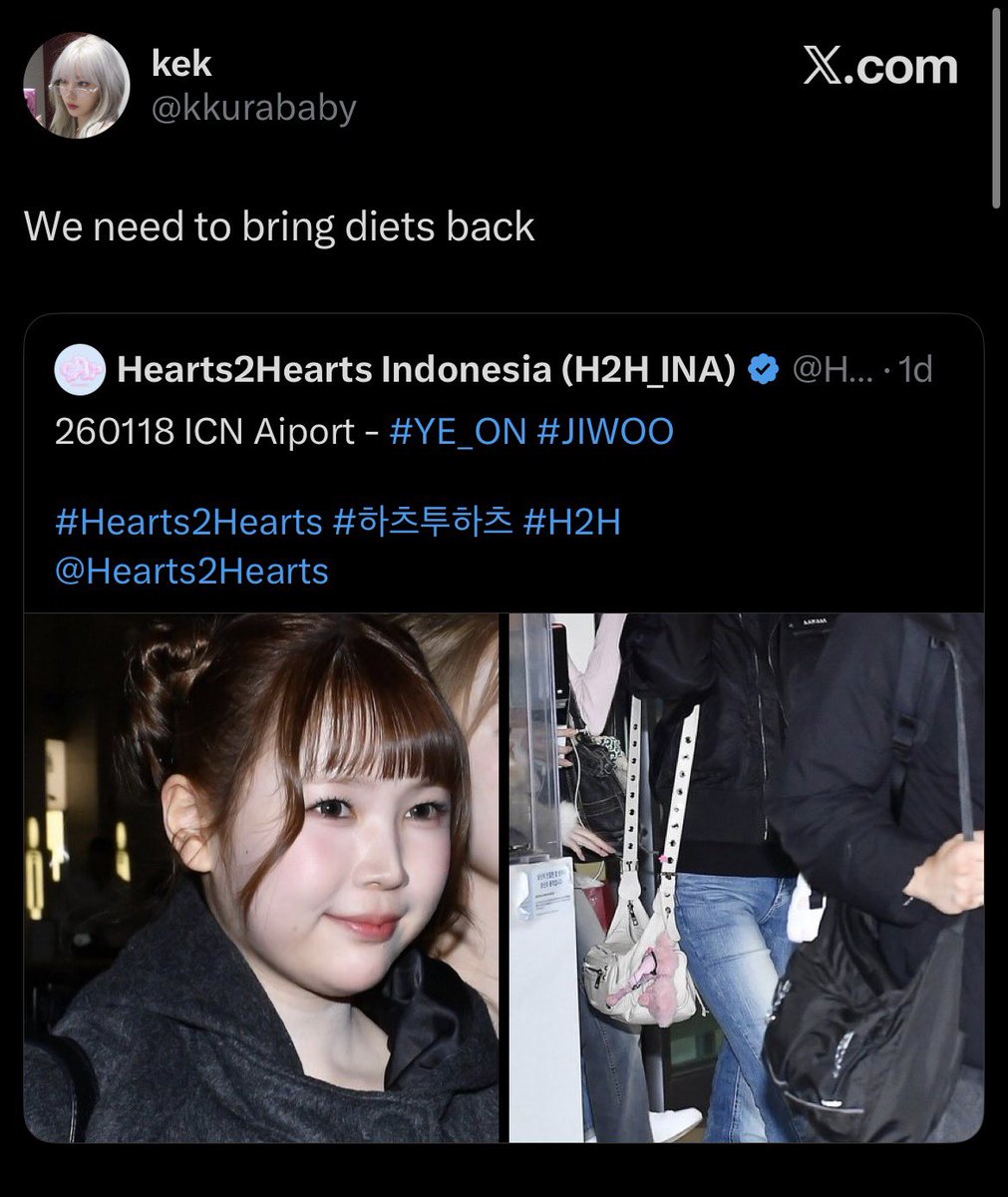 FEARNOTS PLS REPORT THIS ACCOUNT‼️ it was made by the walking std fandoms to set Le sserafim up 

report this specific tweet for 
➡️child safety➡️minor at risk
reason: online bullying and body shaming a female minor