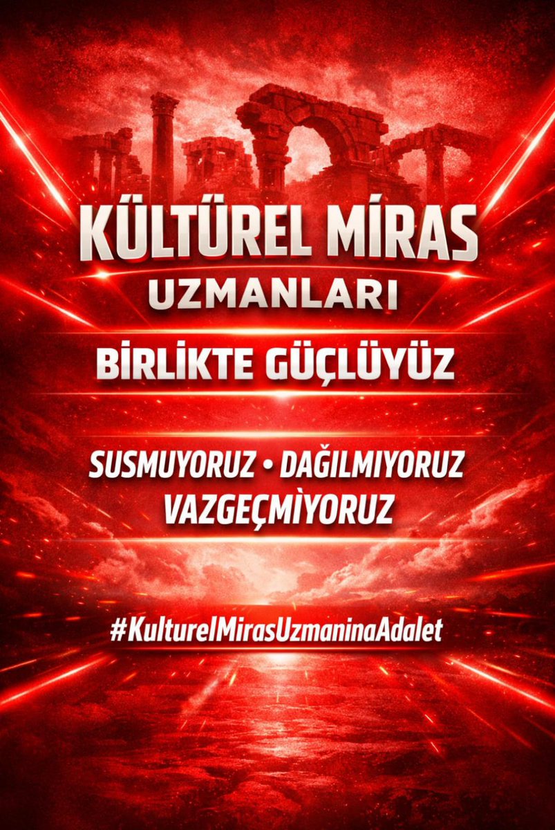 #KulturelMirasUzmani #KulturelMirasUzmaninaAdalet