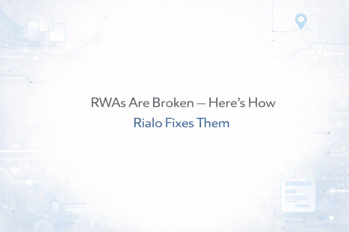 Real-world assets on-chain sound impressive… until you look closely.

Most tokenized bonds, invoices, or properties today are just PDFs with smart contracts attached.

They don’t know when payments land.
They don’t react to market changes. They don’t update unless a human, an